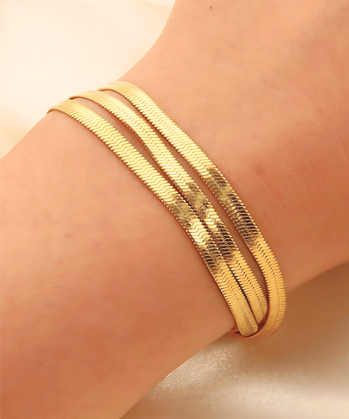 18K Gold Layered Chain Bracelet Women’s Best Trending Gift for Lady Girl Mother Wife,Birthday Travel Vacation Bridal Wedding Party Daily Office Work School,Spring Summer Fall Winter Holiday Sale,Mason & Madison Co.