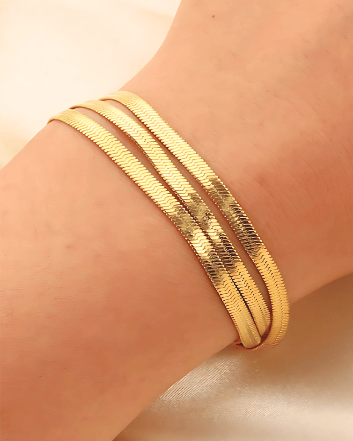 18K Gold Layered Chain Bracelet Women’s Best Trending Gift for Lady Girl Mother Wife,Birthday Travel Vacation Bridal Wedding Party Daily Office Work School,Spring Summer Fall Winter Holiday Sale,Mason & Madison Co.