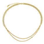 18K Gold Chain Necklace Women’s Best Trending Gift for Lady Girl Mother Wife,Birthday Travel Vacation Bridal Wedding Party Daily Office Work School,Spring Summer Fall Winter Holiday Sale,Mason & Madison Co.