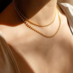 18K Layered Gold Chain Necklace Women’s Best Trending Gift for Lady Girl Mother Wife,Birthday Travel Vacation Bridal Wedding Party Daily Office Work School,Spring Summer Fall Winter Holiday Sale,Mason & Madison Co.