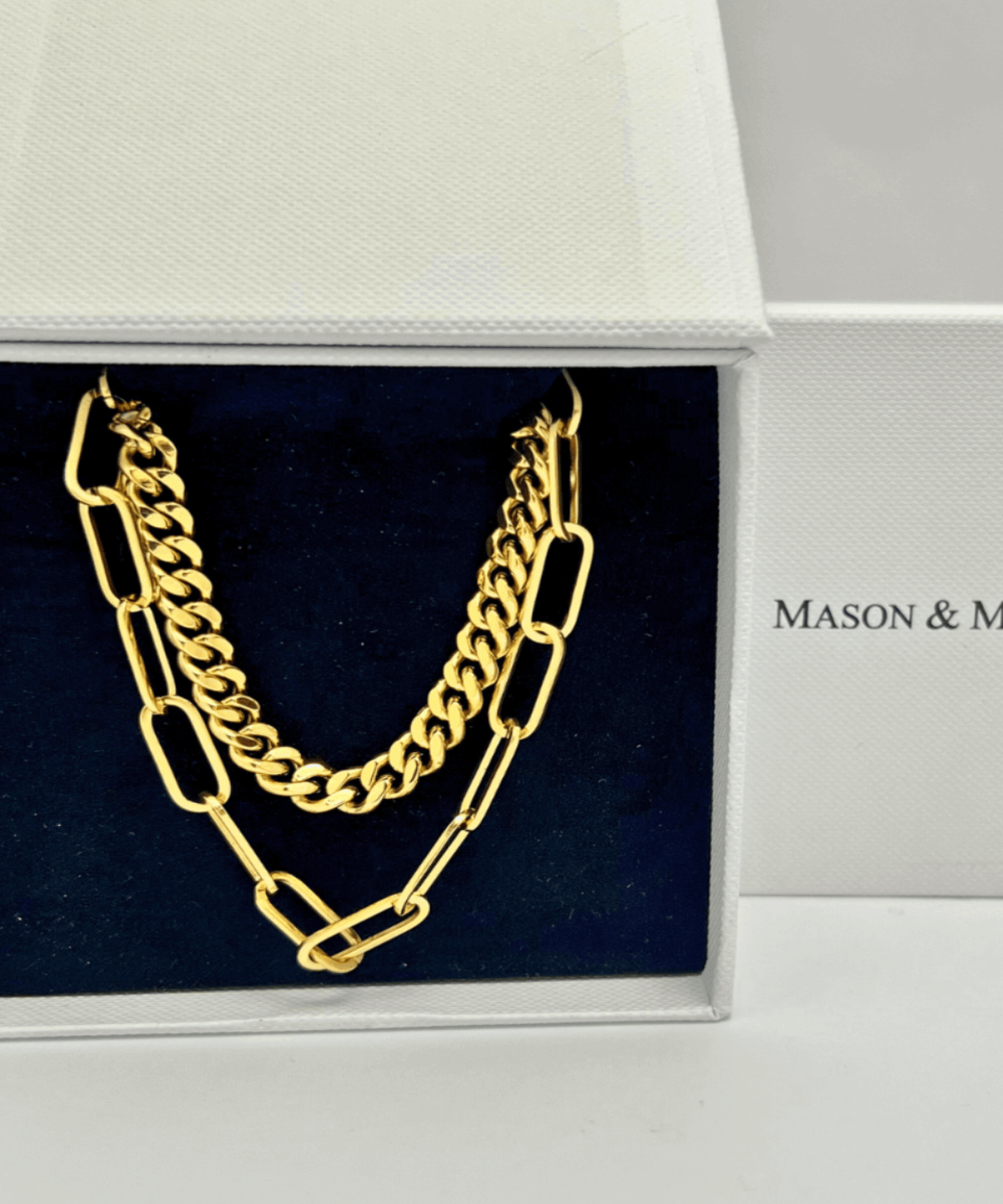 18K Layered Gold Chain Necklaces, Best Trending Trendy Layered Gold Chain Necklaces Gift for Women, Lady, Mother, Wife.