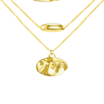 18K Layered Gold Necklace Women’s Best Trending Gift for Lady Girl Mother Wife,Birthday Travel Vacation Bridal Wedding Party Daily Office Work School,Spring Summer Fall Winter Holiday Sale,Mason & Madison Co.