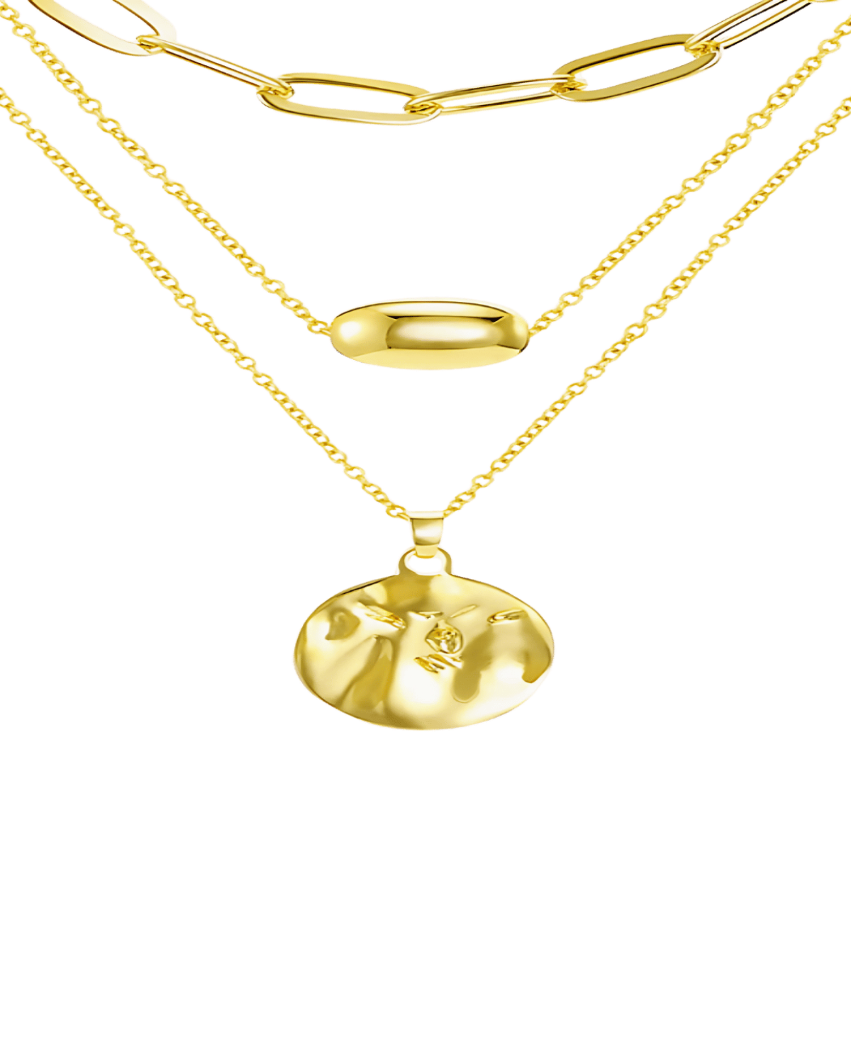18K Layered Gold Necklace Women’s Best Trending Gift for Lady Girl Mother Wife,Birthday Travel Vacation Bridal Wedding Party Daily Office Work School,Spring Summer Fall Winter Holiday Sale,Mason & Madison Co.