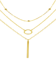 18K Layered Gold Necklace Women’s Best Trending Gift for Lady Girl Mother Wife,Birthday Travel Vacation Bridal Wedding Party Daily Office Work School,Spring Summer Fall Winter Holiday Sale,Mason & Madison Co.