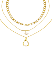 18K Gold Layered Necklace Women’s Best Trending Gift for Lady Girl Mother Wife,Birthday Travel Vacation Bridal Wedding Party Daily Office Work School,Spring Summer Fall Winter Holiday Sale,Mason & Madison Co.