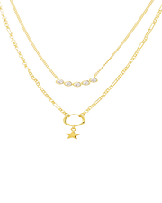 18K Layered Necklace Women’s Best Trending Gift for Lady Girl Mother Wife,Birthday Travel Vacation Bridal Wedding Party Daily Office Work School,Spring Summer Fall Winter Holiday Sale,Mason & Madison Co.