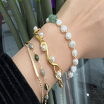 18K Pearl Bracelet Women’s Best Trending Gift for Lady Girl Mother Wife,Birthday Travel Vacation Bridal Wedding Party Daily Office Work School,Spring Summer Fall Winter Holiday Sale,Mason & Madison Co.