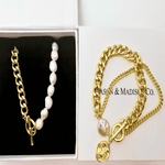 18K Pearl Necklace Bracelet Women’s Best Trending Gift for Lady Girl Mother Wife,Birthday Travel Vacation Bridal Wedding Party Daily Office Work School,Spring Summer Fall Winter Holiday Sale,Mason & Madison Co.