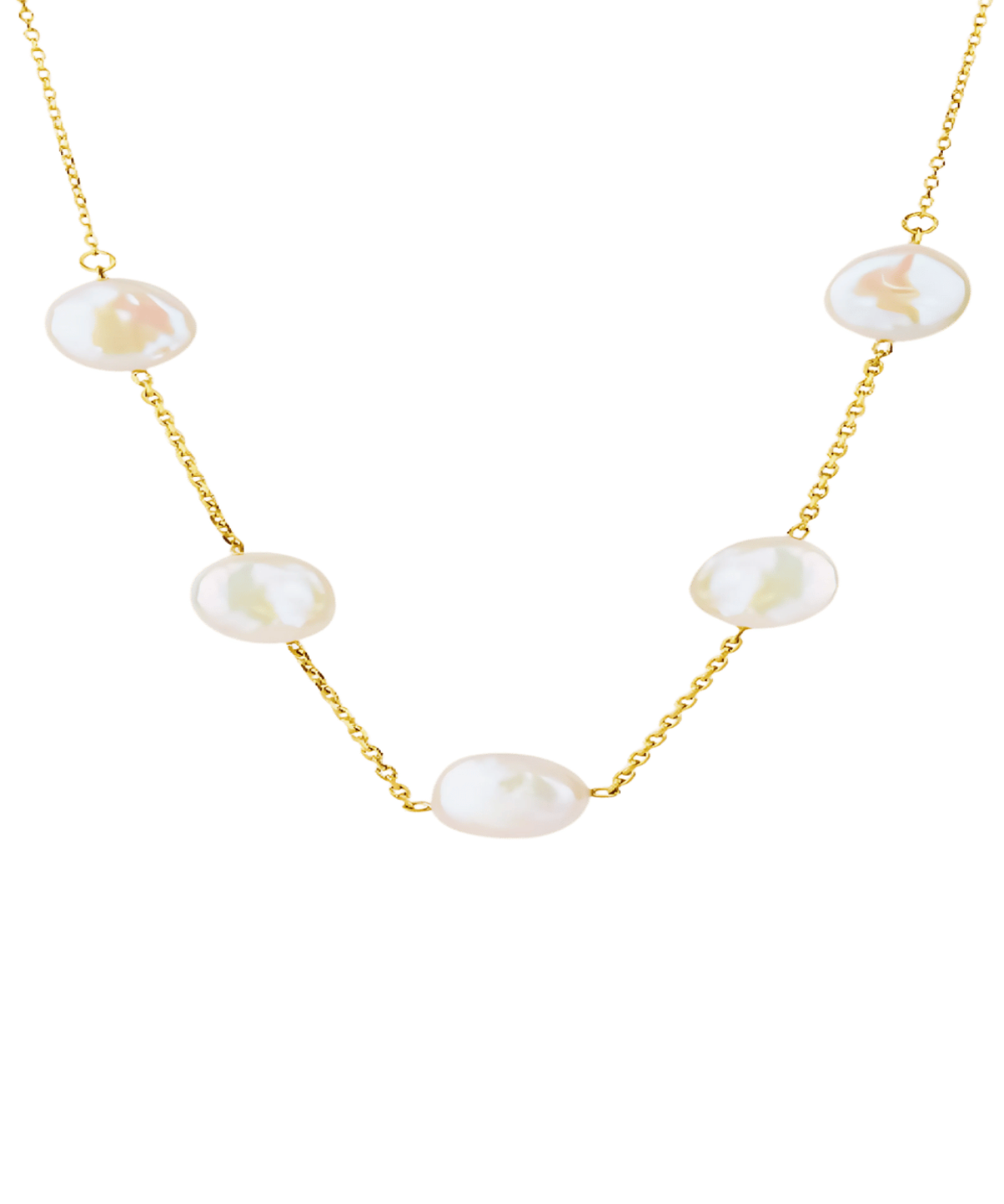 18K Pearl Necklace Women’s Best Trending Gift for Lady Girl Mother Wife,Birthday Travel Vacation Bridal Wedding Party Daily Office Work School,Spring Summer Fall Winter Holiday Sale,Mason & Madison Co.