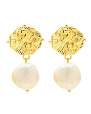 18K Pearl Earrings Women’s Best Trending Gift for Lady Girl Mother Wife,Birthday Travel Vacation Bridal Wedding Party Daily Office Work School,Spring Summer Fall Winter Holiday Sale,Mason & Madison Co.