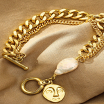 18K Gold Chain Bracelet Women’s Best Trending Gift for Lady Girl Mother Wife,Birthday Travel Vacation Bridal Wedding Party Daily Office Work School,Spring Summer Fall Winter Holiday Sale,Mason & Madison Co.