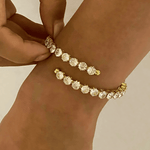 18K Diamond Gold Bracelet Women’s Best Trending Gift for Lady Girl Mother Wife,Birthday Travel Vacation Bridal Wedding Party Daily Office Work School,Spring Summer Fall Winter Holiday Sale,Mason & Madison Co.