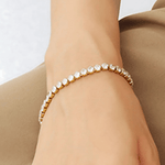 18K Diamond Gold Chain Bracelet Women’s Best Trending Gift for Lady Girl Mother Wife,Birthday Travel Vacation Bridal Wedding Party Daily Office Work School,Spring Summer Fall Winter Holiday Sale,Mason & Madison Co.
