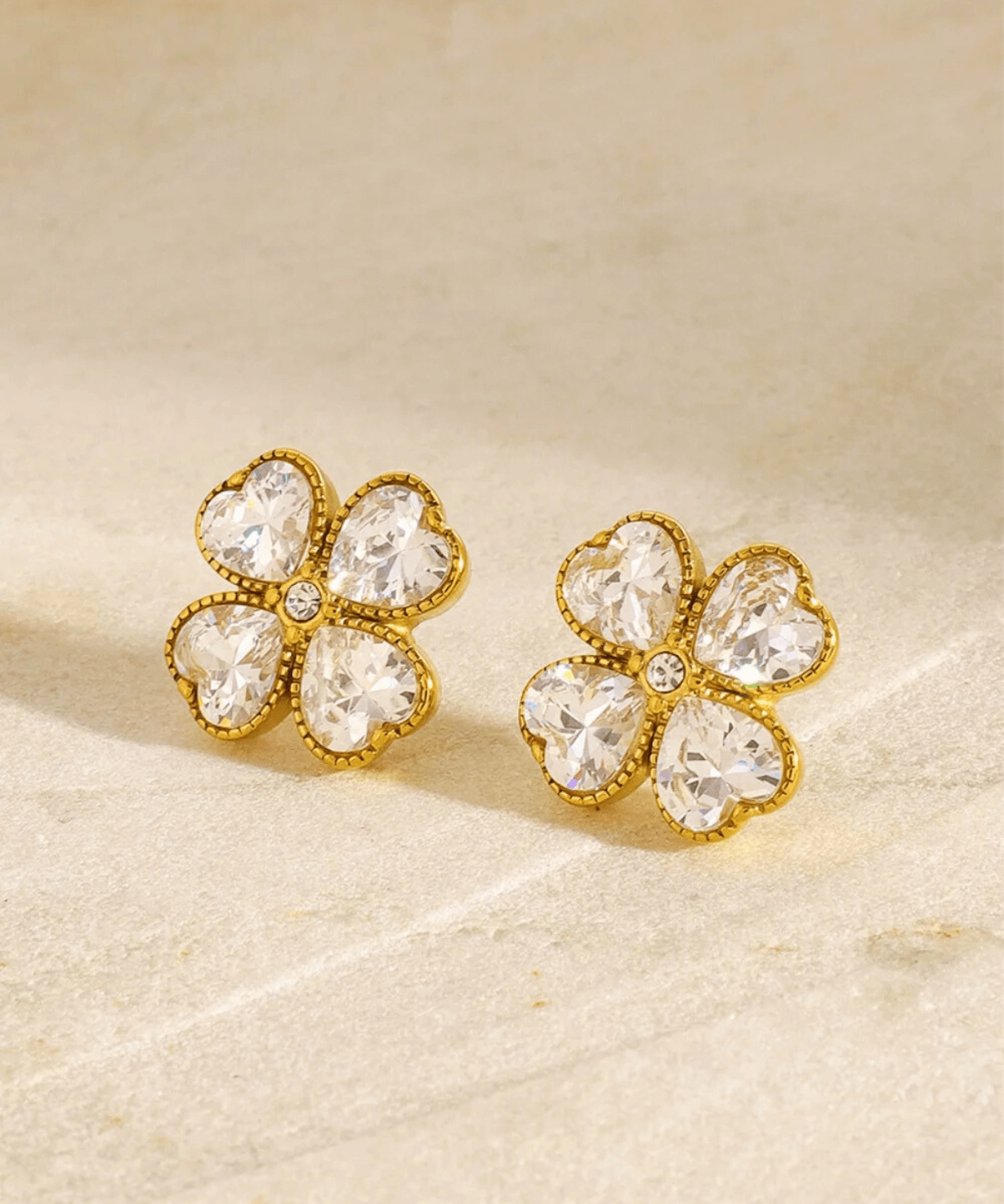 18K Diamond Gold Clover Stud Earrings Women’s Best Trending Gift for Lady Girl Mother Wife,Birthday Travel Vacation Bridal Wedding Party Daily Office Work School,Spring Summer Fall Winter Holiday Sale,Mason & Madison Co.