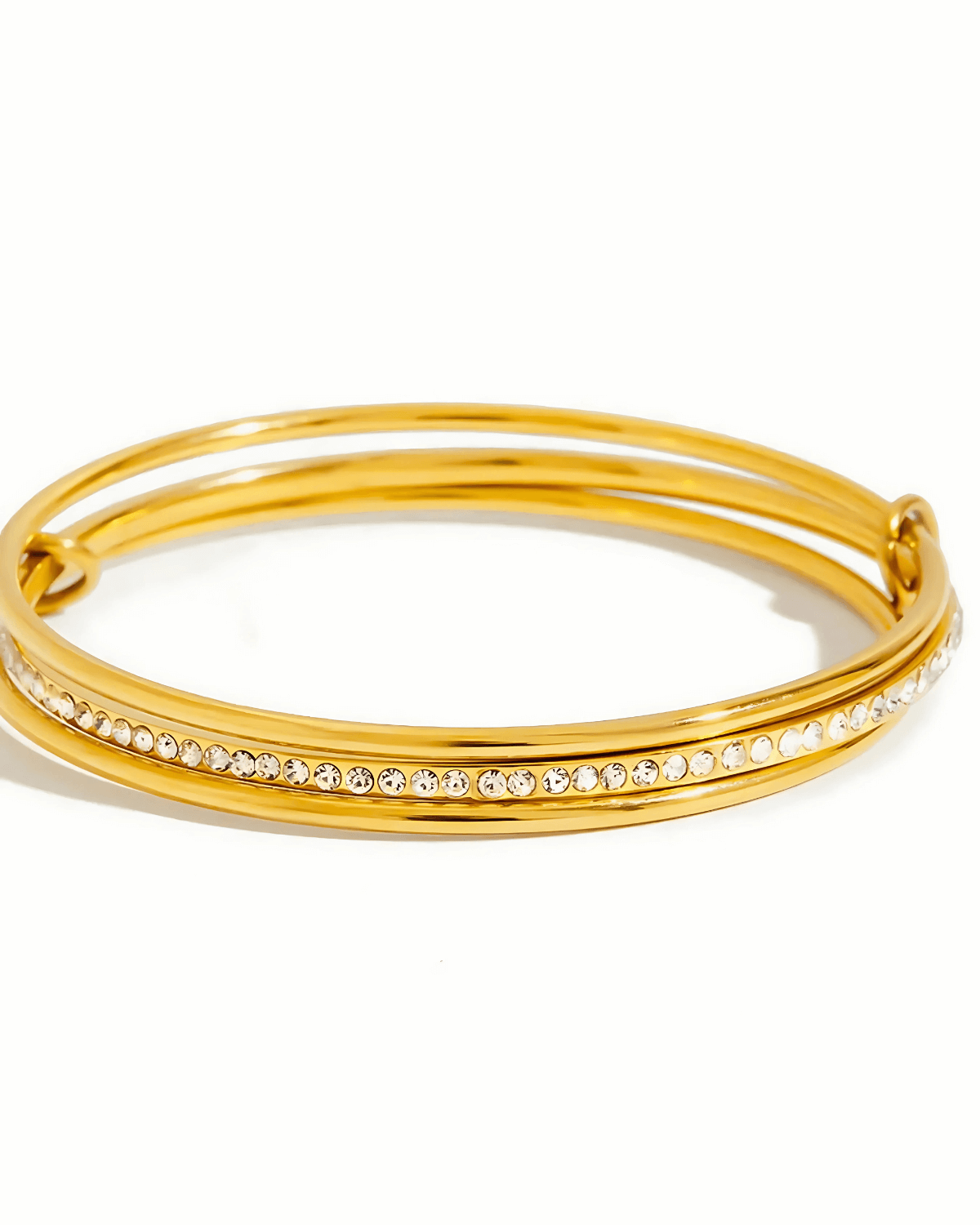 18K Gold Bangle Bracelet Women’s Best Trending Gift for Lady Girl Mother Wife,Birthday Travel Vacation Bridal Wedding Party Daily Office Work School,Spring Summer Fall Winter Holiday Sale,Mason & Madison Co.