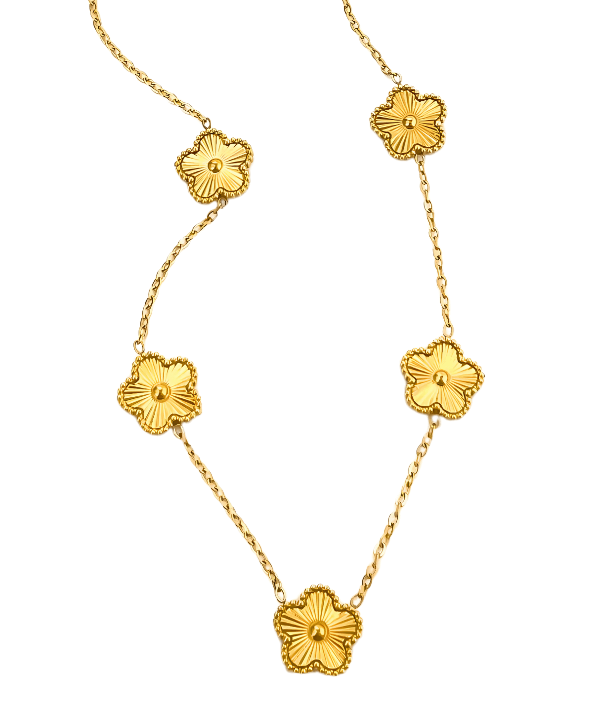 18K Gold Clover Chain Necklace Women’s Best Trending Gift for Lady Girl Mother Wife,Birthday Travel Vacation Bridal Wedding Party Daily Office Work School,Spring Summer Fall Winter Holiday Sale,Mason & Madison Co.