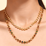 18K Gold Chain Necklace Women’s Best Trending Gift for Lady Girl Mother Wife,Birthday Travel Vacation Bridal Wedding Party Daily Office Work School,Spring Summer Fall Winter Holiday Sale,Mason & Madison Co.