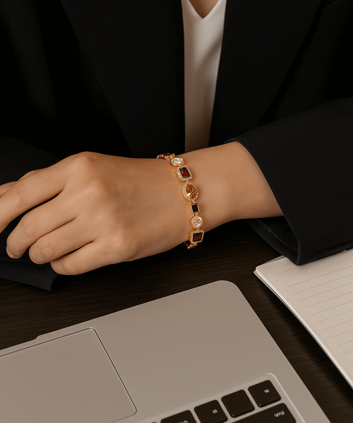 18K Gold Chunky Chain Bracelet Women’s Best Trending Gift for Lady Girl Mother Wife,Birthday Travel Vacation Bridal Wedding Party Daily Office Work School,Spring Summer Fall Winter Holiday Sale,Mason & Madison Co.