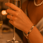 18K Gold Chunky Chain Bracelet Women’s Best Trending Gift for Lady Girl Mother Wife,Birthday Travel Vacation Bridal Wedding Party Daily Office Work School,Spring Summer Fall Winter Holiday Sale,Mason & Madison Co.