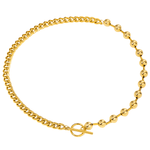 18K Gold Cuban Bead Chain Necklace Women’s Best Trending Gift for Lady Girl Mother Wife,Birthday Travel Vacation Bridal Wedding Party Daily Office Work School,Spring Summer Fall Winter Holiday Sale,Mason & Madison Co.