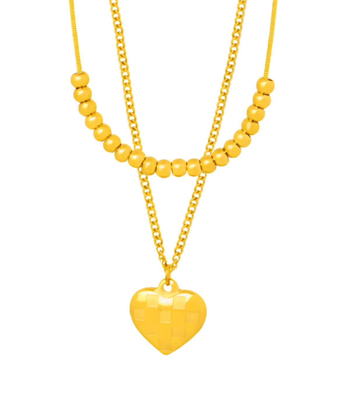 18K Gold Heart Layered Necklace Set Women’s Best Trending Gift for Lady Girl Mother Wife,Birthday Travel Vacation Bridal Wedding Party Daily Office Work School,Spring Summer Fall Winter Holiday Sale,Mason & Madison Co.