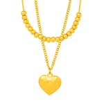 18K Gold Heart Layered Necklace Set Women’s Best Trending Gift for Lady Girl Mother Wife,Birthday Travel Vacation Bridal Wedding Party Daily Office Work School,Spring Summer Fall Winter Holiday Sale,Mason & Madison Co.