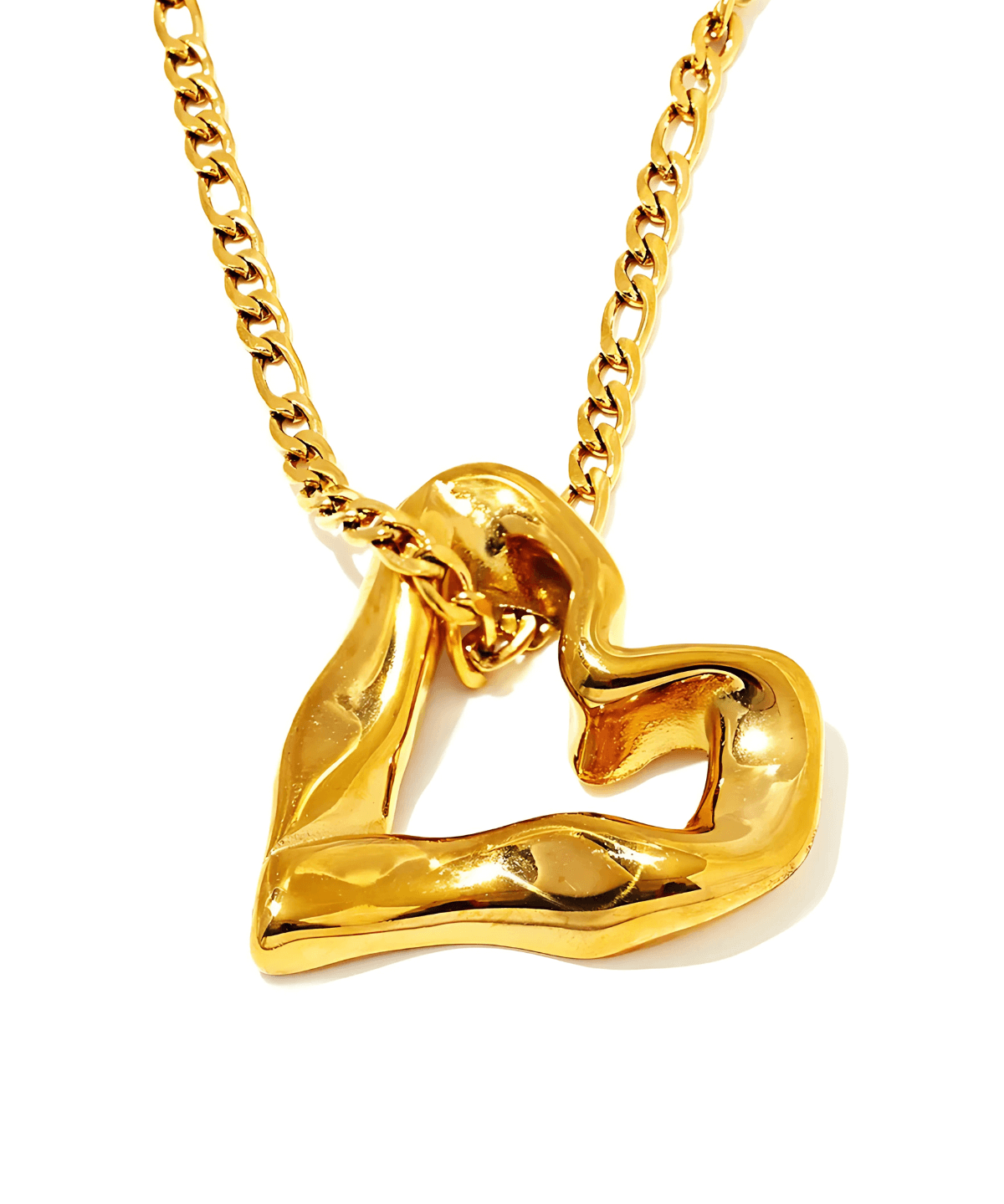 18K Gold Heart Pendant Necklace Women’s Best Trending Gift for Lady Girl Mother Wife,Birthday Travel Vacation Bridal Wedding Party Daily Office Work School,Spring Summer Fall Winter Holiday Sale,Mason & Madison Co.