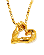 18K Gold Heart Pendant Necklace Women’s Best Trending Gift for Lady Girl Mother Wife,Birthday Travel Vacation Bridal Wedding Party Daily Office Work School,Spring Summer Fall Winter Holiday Sale,Mason & Madison Co.