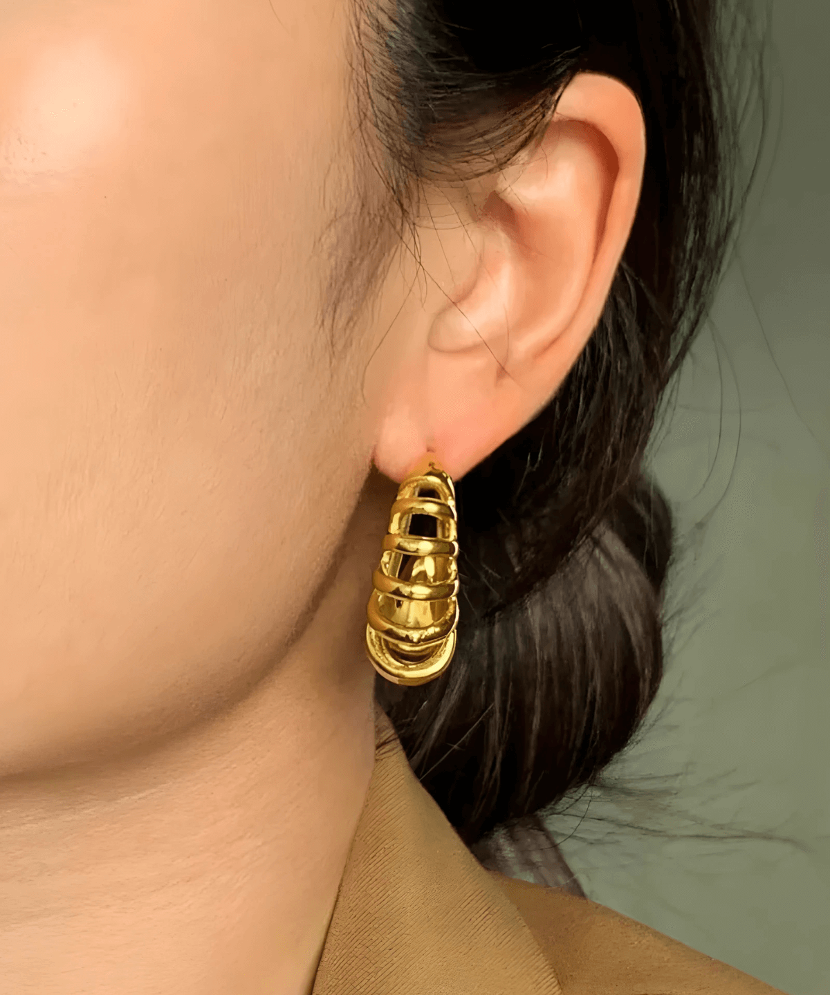18K Gold Hoop Earrings Women’s Best Trending Gift for Lady Girl Mother Wife,Birthday Travel Vacation Bridal Wedding Party Daily Office Work School,Spring Summer Fall Winter Holiday Sale,Mason & Madison Co.
