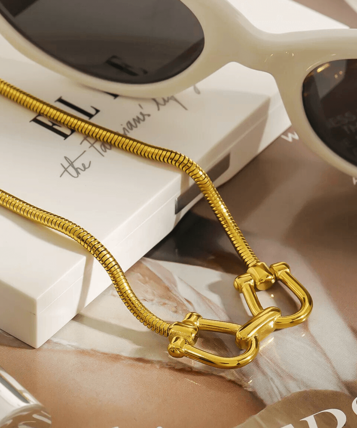 18K Gold Horseshoe Chain Necklace Women’s Best Trending Gift for Lady Girl Mother Wife,Birthday Travel Vacation Bridal Wedding Party Daily Office Work School,Spring Summer Fall Winter Holiday Sale,Mason & Madison Co.