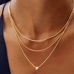 18K Gold Layered Necklace Women’s Best Trending Gift for Lady Girl Mother Wife,Birthday Travel Vacation Bridal Wedding Party Daily Office Work School,Spring Summer Fall Winter Holiday Sale,Mason & Madison Co.