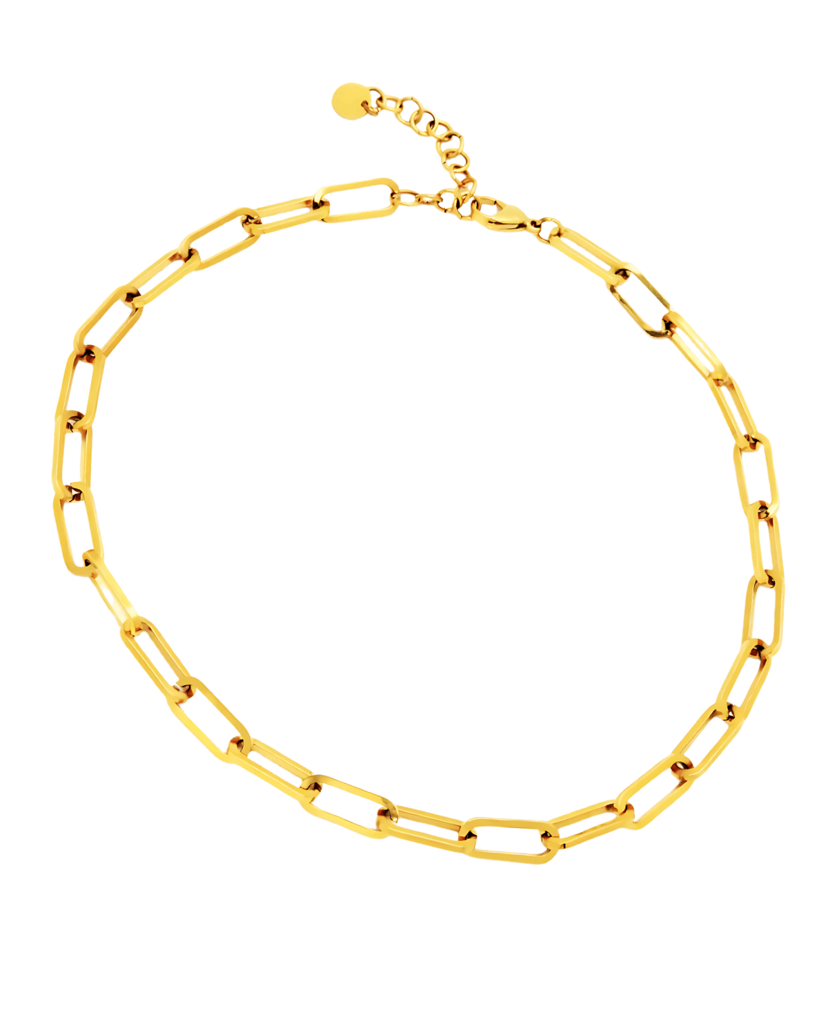 18K Gold Link Chain PaperClip Necklace Women’s Best Trending Gift for Lady Girl Mother Wife,Birthday Travel Vacation Bridal Wedding Party Daily Office Work School,Spring Summer Fall Winter Holiday Sale,Mason & Madison Co.