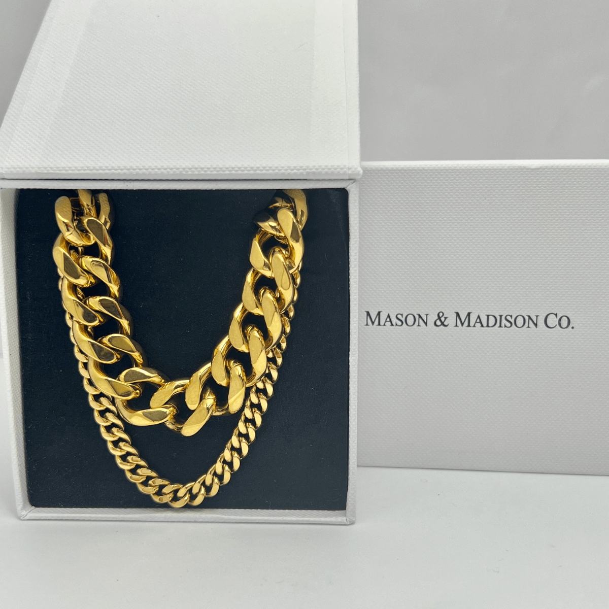 Gold Chunky Chain + Cable Chain Stack Bundle
