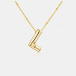 1# BEST Gold Letter Pendant Necklace Jewelry Gift for Women | #1 Best Most Top Trendy Trending Aesthetic Yellow Gold Letter Pendant Necklace Jewelry Gift for Women, Girls, Girlfriend, Mother, Wife, Daughter, Ladies | Mason & Madison Co.