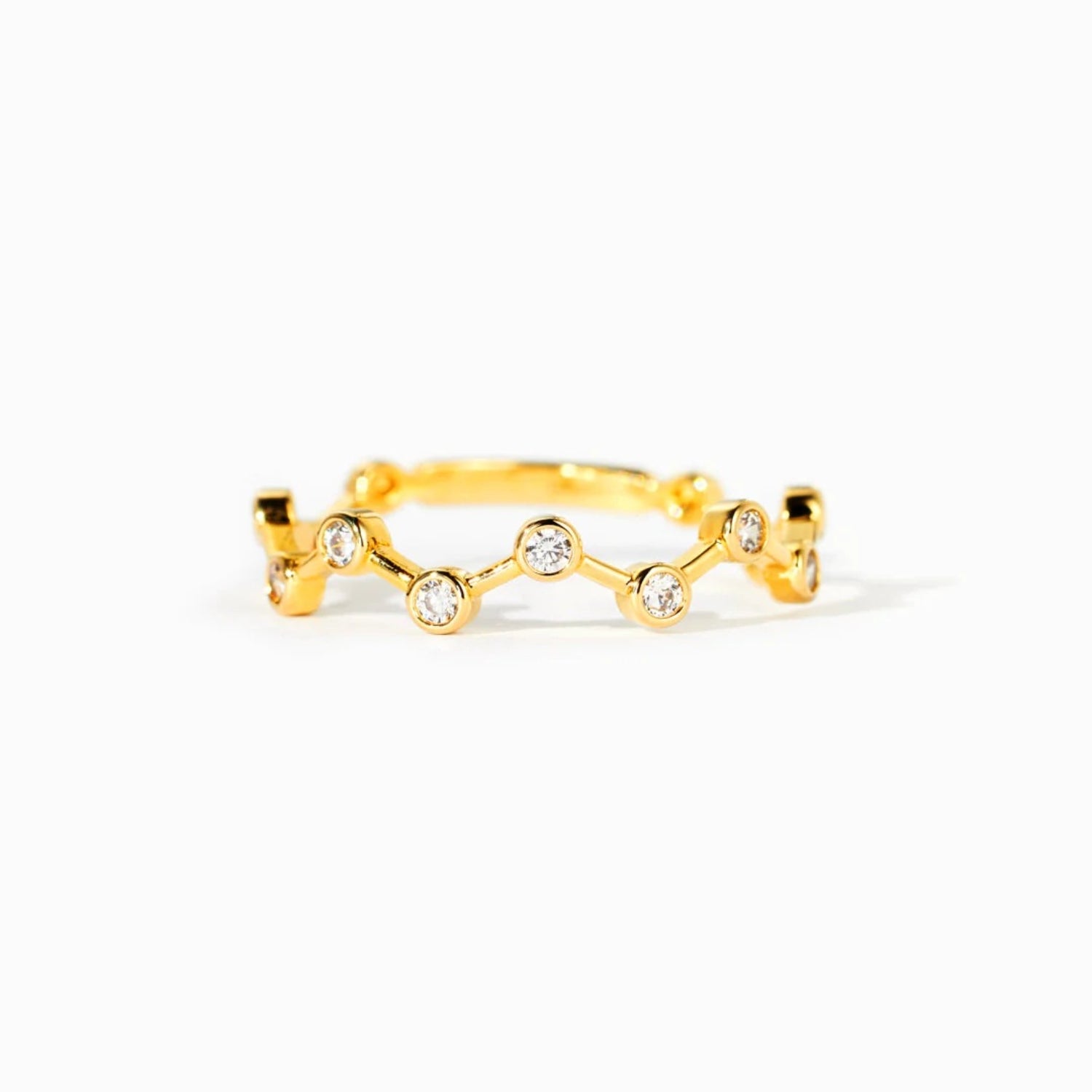 Gold Diamond Delicate Ring