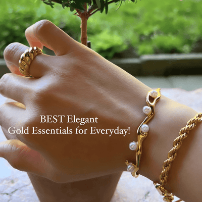 Best Gold Jewelry Gift | Best Aesthetic Yellow Gold Ring Jewelry Gift for Women, Girls, Girlfriend, Mother, Wife, Daughter | Mason & Madison Co.