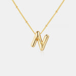 1# BEST Gold Letter Pendant Necklace Jewelry Gift for Women | #1 Best Most Top Trendy Trending Aesthetic Yellow Gold Letter Pendant Necklace Jewelry Gift for Women, Girls, Girlfriend, Mother, Wife, Daughter, Ladies | Mason & Madison Co.