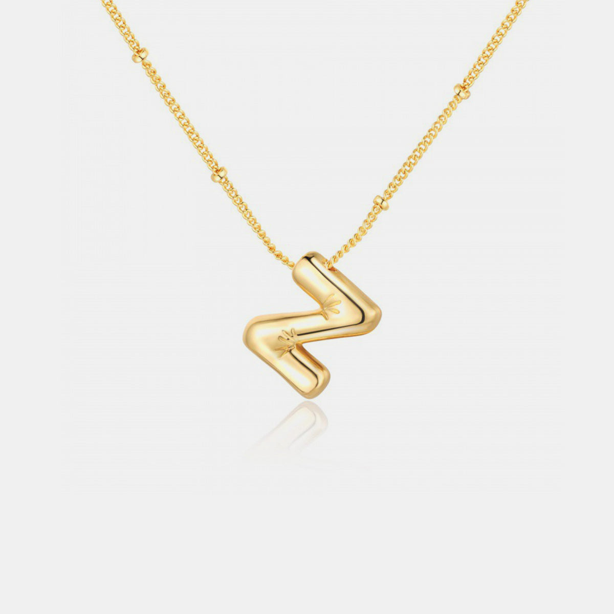 1# BEST Gold Letter Pendant Necklace Jewelry Gift for Women | #1 Best Most Top Trendy Trending Aesthetic Yellow Gold Letter Pendant Necklace Jewelry Gift for Women, Girls, Girlfriend, Mother, Wife, Daughter, Ladies | Mason & Madison Co.