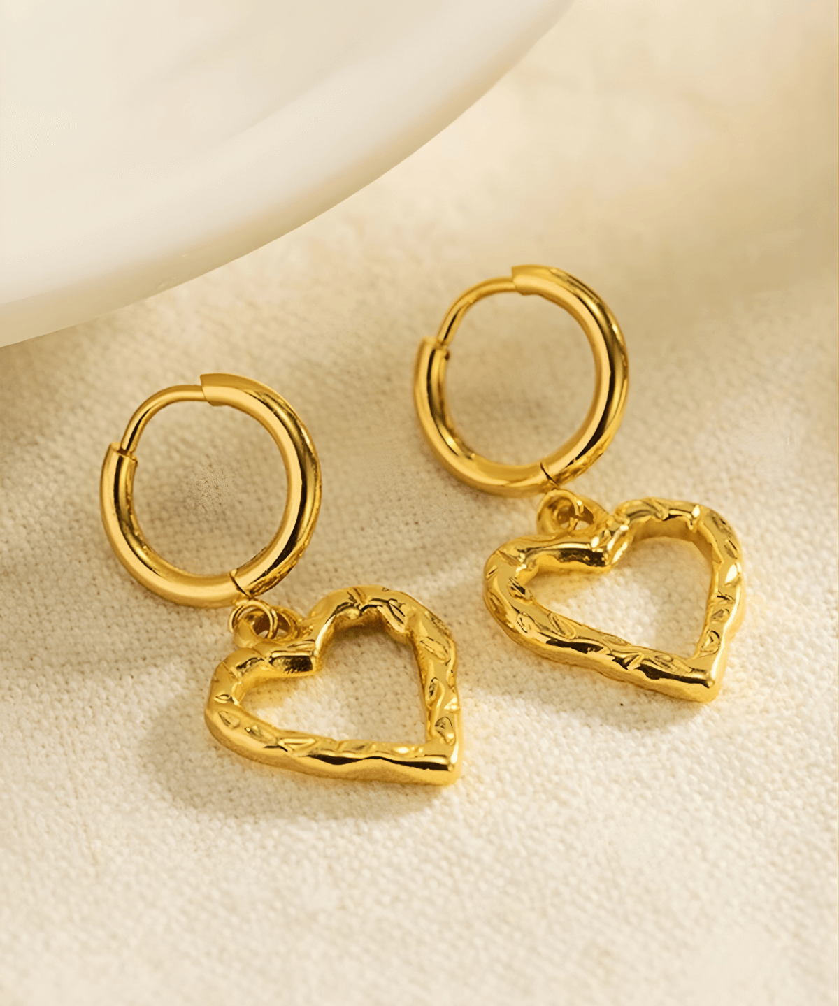 Best 18K Gold Heart Drop Earrings Women’s Best Trending Gift for Lady Girl Mother Wife,Birthday Travel Vacation Bridal Wedding Party Daily Office Work School,Spring Summer Fall Winter Holiday Sale,Mason & Madison Co.