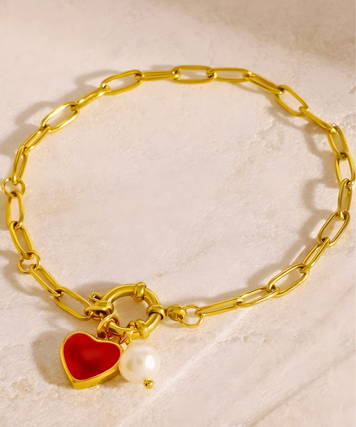 Best 18K Pearl Gold Charm Bracelet Women’s Best Trending Gift for Lady Girl Mother Wife,Birthday Travel Vacation Bridal Wedding Party Daily Office Work School,Spring Summer Fall Winter Holiday Sale,Mason & Madison Co.