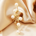 Best 18k Pearl Open Ring - Women's Tarnish-Free, Waterproof, Hypoallergenic, Sustainable, High Quality 