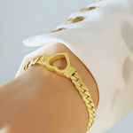 Best Gold Bracelet Women's 18K Yellow Gold Chain Heart Bracelet Women’s Best Trending Gift for Lady Girl Mother Wife,Birthday Travel Vacation Bridal Wedding Party Daily Office Work School,Spring Summer Fall Winter Holiday Sale,Mason & Madison Co.