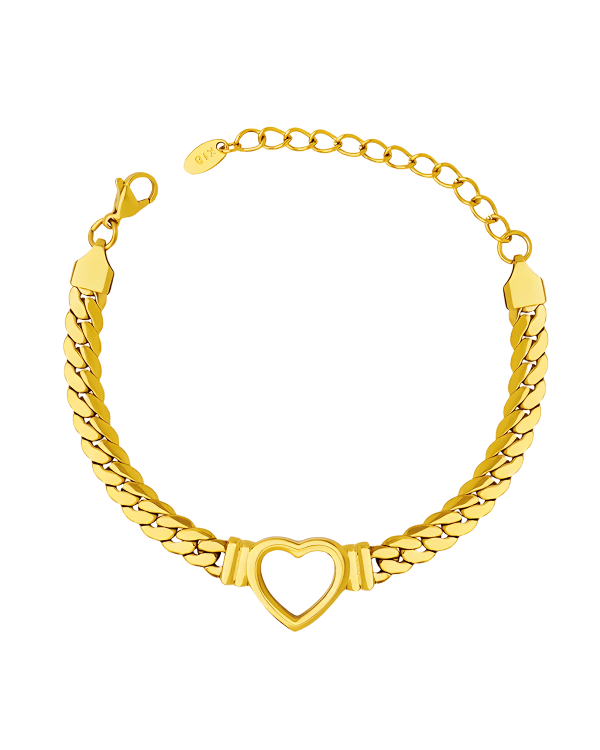 Best Gold Bracelet Women's 18K Yellow Gold Chain Heart Bracelet Women’s Best Trending Gift for Lady Girl Mother Wife,Birthday Travel Vacation Bridal Wedding Party Daily Office Work School,Spring Summer Fall Winter Holiday Sale,Mason & Madison Co.