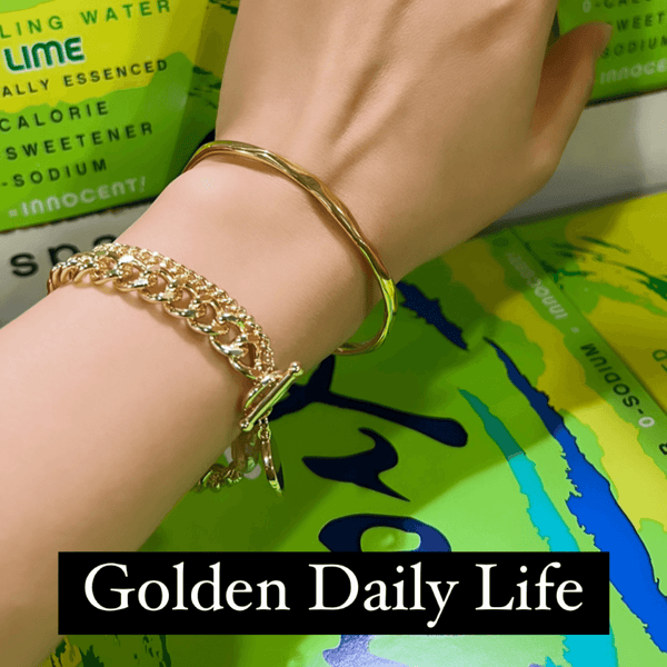 Gold chain bangles discount