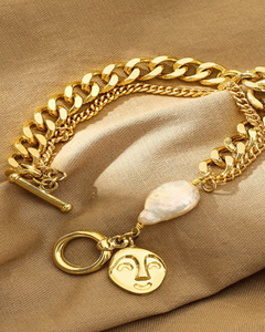 Best Gold Chain Bracelet Gift Trends for Women | #1 Women’s BEST Trending Trendy Gold Chain Bracelet Jewelry Gift on Sale for Women, Lady, Mother, Wife | 1# BEST Gold Pearl Chain Bracelet Jewelry Gift for Women | #1 Best Most Top Trendy Trending Aesthetic Yellow Gold Pearl Bracelet Jewelry Gift for Women, Girls, Girlfriend, Mother, Wife, Ladies | Mason & Madison Co.