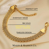 Best Gold Chain Bracelet Gift Trends for Women | #1 Women’s BEST Trending Trendy Gold Chain Bracelet Jewelry Gift on Sale for Women, Lady, Mother, Wife | 1# BEST Gold Wide Chain Bracelet Jewelry Gift for Women | #1 Best Most Top Trendy Trending Aesthetic Yellow Gold Chain Bracelet Jewelry Gift for Women, Girls, Girlfriend, Mother, Wife, Ladies | Mason & Madison Co.