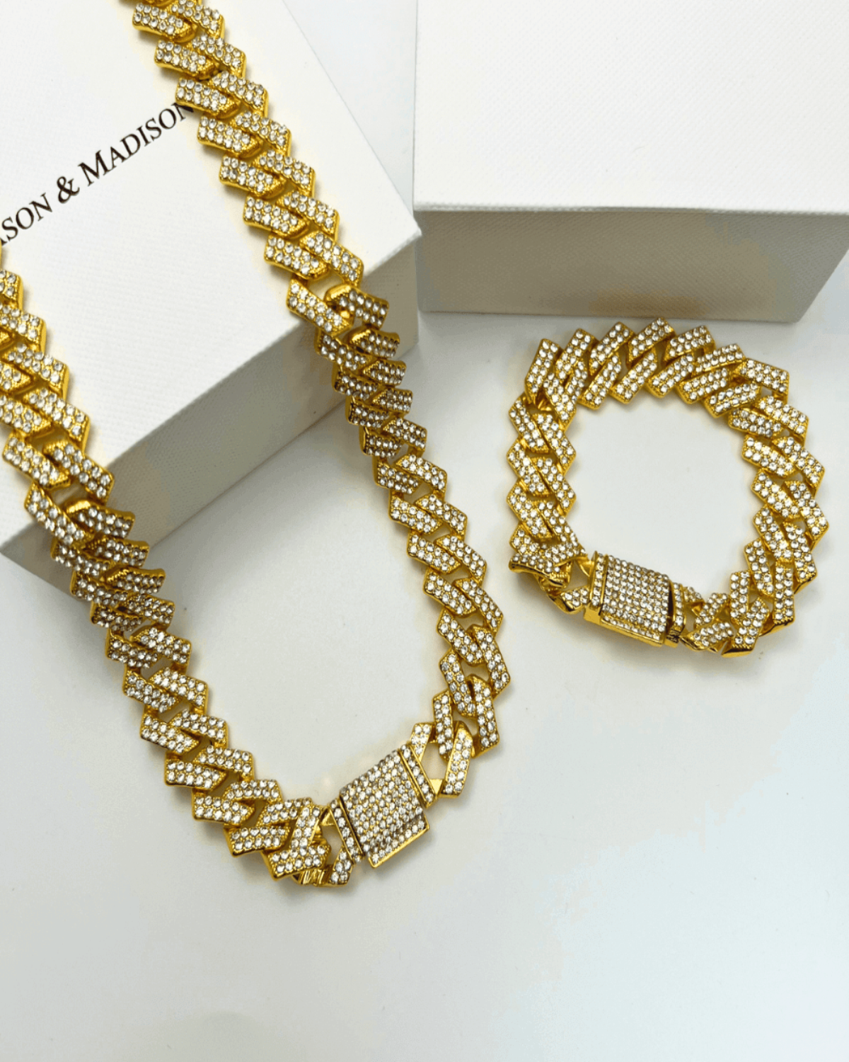 Best Gold Diamond Chain Necklace Bracelet Set Gift Trends for Women | #1 Women’s BEST Trending Trendy Gold Diamond Chain Necklace Bracelet Set Bundle Jewelry Gift Set on Sale for Women, Lady, Mother, Wife | 1# BEST Gold Diamond Chain Necklace Bracelet Jewelry Bundle Set Gift for Women | #1 Best Most Top Trendy Trending Aesthetic Yellow Gold Diamond Chain Necklace, Bracelet Jewelry Gift for Women, Mother, Wife, Daughter, Ladies | Mason & Madison Co.