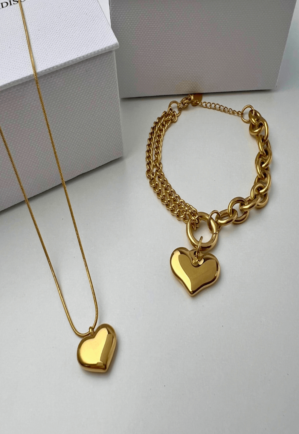 Best Gold Heart Jewelry Bundle Set Gift Trends for Women Lady Wife Mom Women s BEST