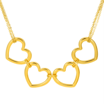 Best Gold Heart Necklace Women's 18K Gold Heart Necklace Women’s Best Trending Gift for Lady Girl Mother Wife,Birthday Travel Vacation Bridal Wedding Party Daily Office Work School,Spring Summer Fall Winter Holiday Sale,Mason & Madison Co.