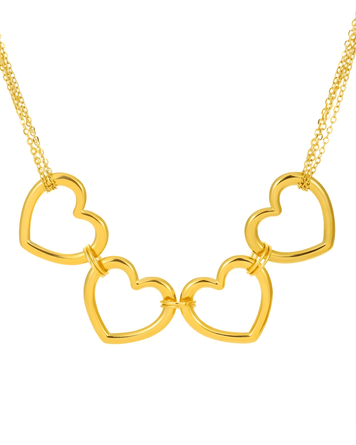 Best Gold Heart Necklace Women's 18K Gold Heart Necklace Women’s Best Trending Gift for Lady Girl Mother Wife,Birthday Travel Vacation Bridal Wedding Party Daily Office Work School,Spring Summer Fall Winter Holiday Sale,Mason & Madison Co.